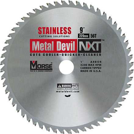 MK Morse, MK Morse CSM956NSSC 9" Metal Devil NXT Stainless Steel Cutting Blade