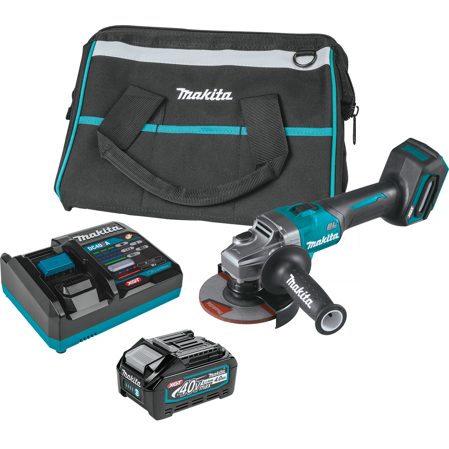 Makita, Makita GAG01M1 40V Max XGT 4-1/2" / 5" Angle Grinder Kit