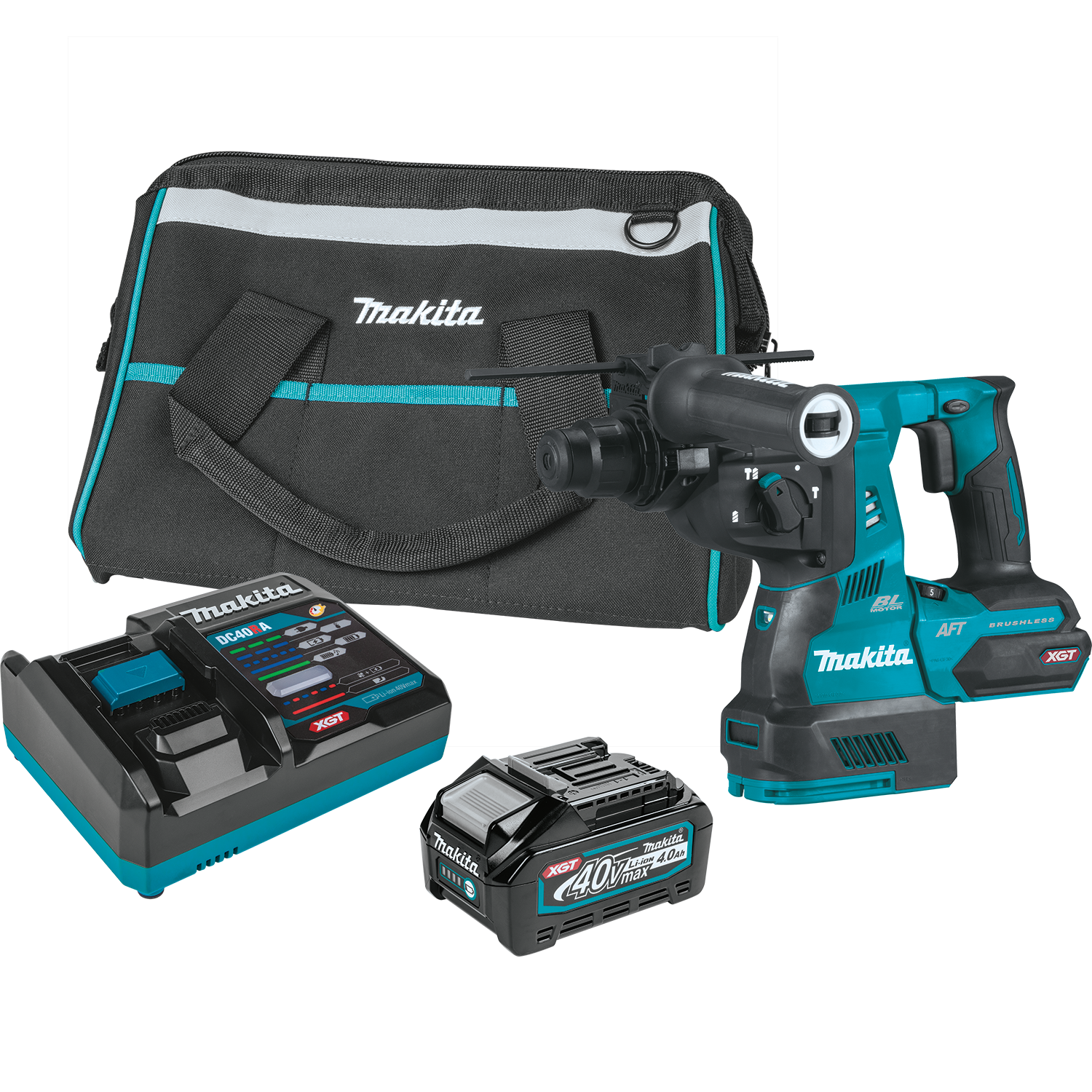 Makita, Makita GRH01M1 40V Max XGT 1-1/8" AVT Rotary Hammer Kit