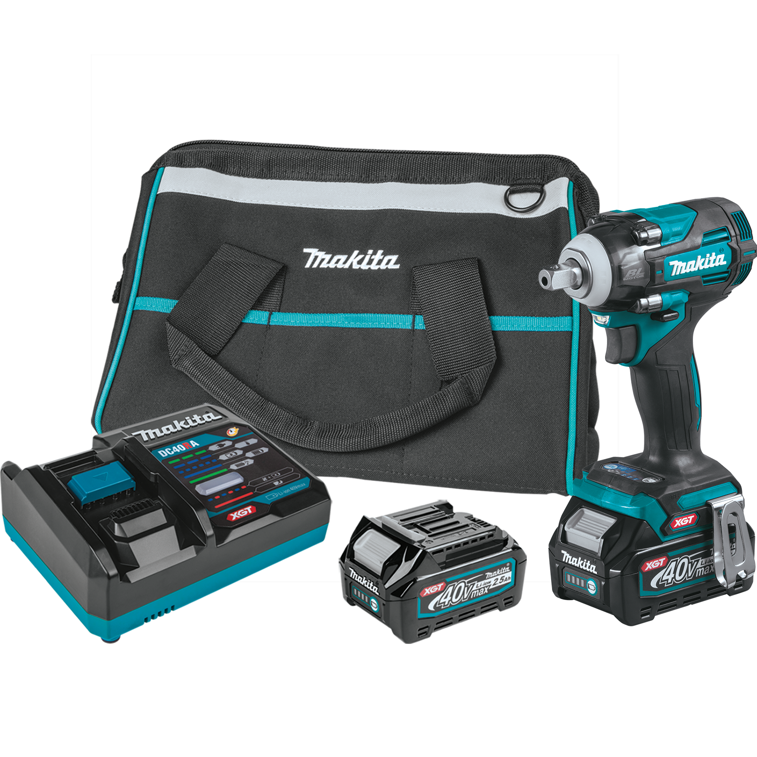 Makita, Makita GWT05D 40V Max XGT 1/2" Impact Wrench Kit