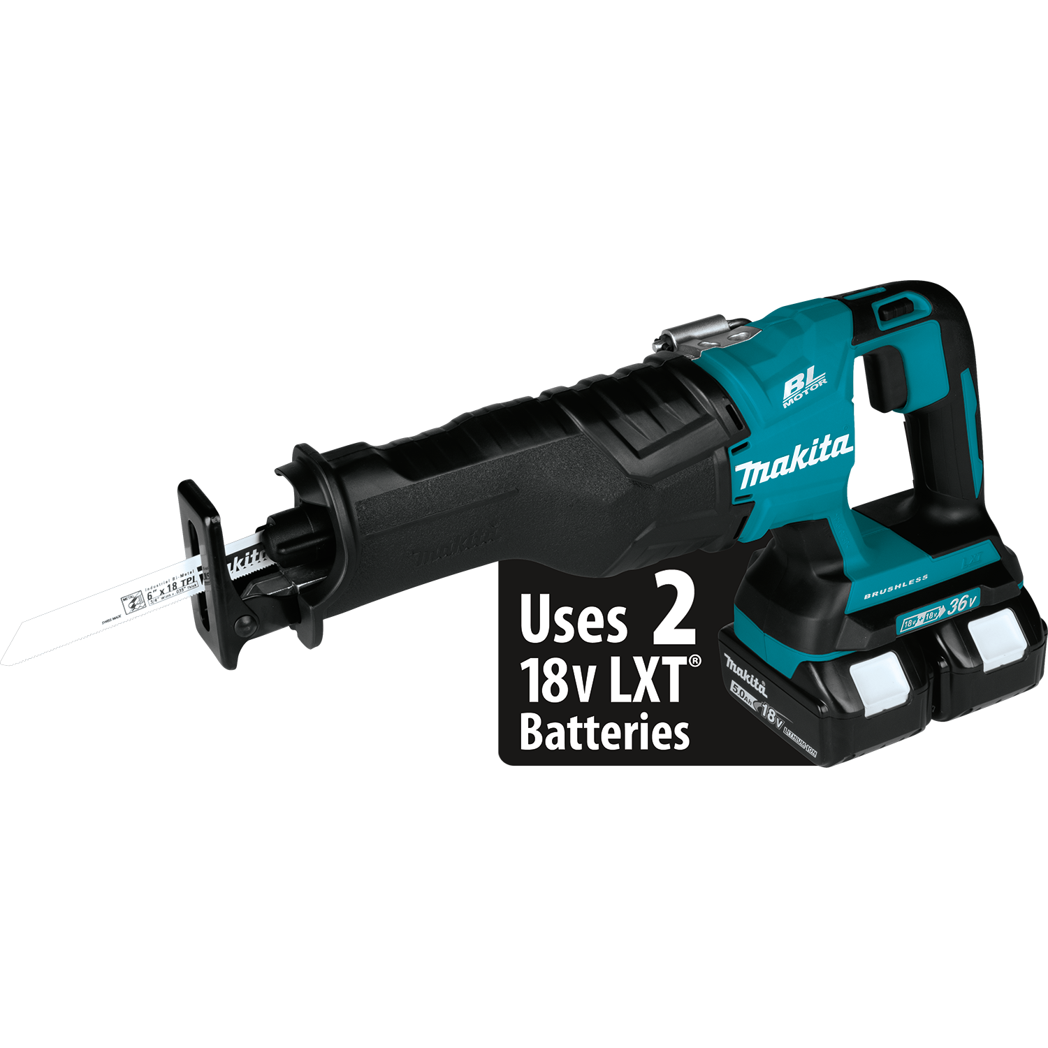 Makita, Makita XRJ06PT 18V X2 (36V) LXT Recipro Saw Kit