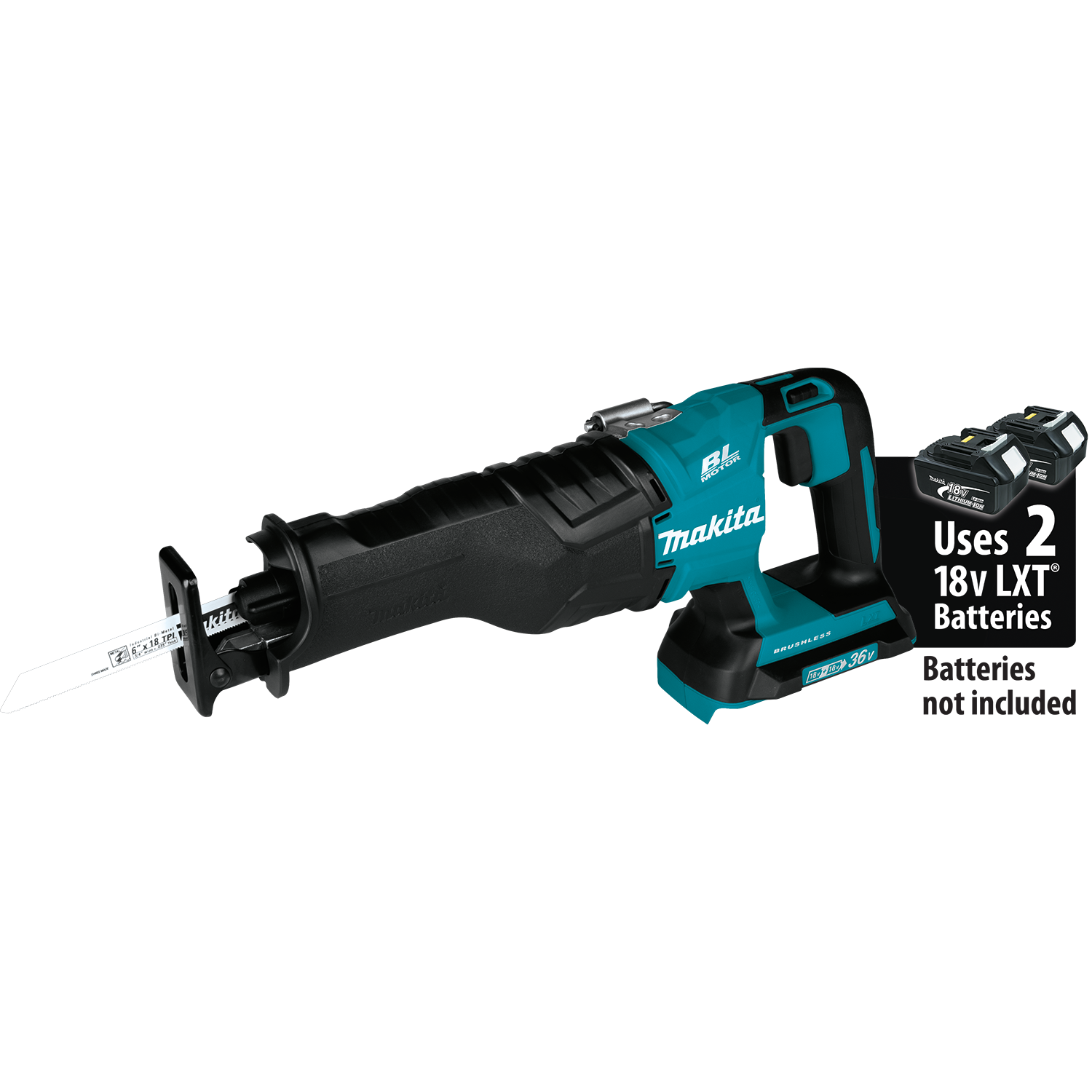 Makita, Makita XRJ06Z 18V X2 (36V) LXT Recipro Saw (Tool Only)