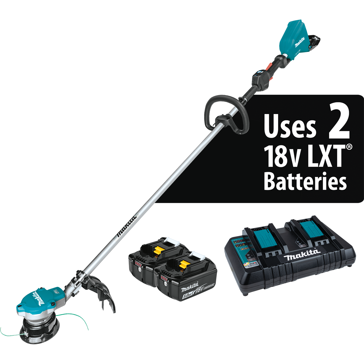 Makita, Makita XRU15PT 36V (18V x 2) LXT Brushless String Trimmer Kit