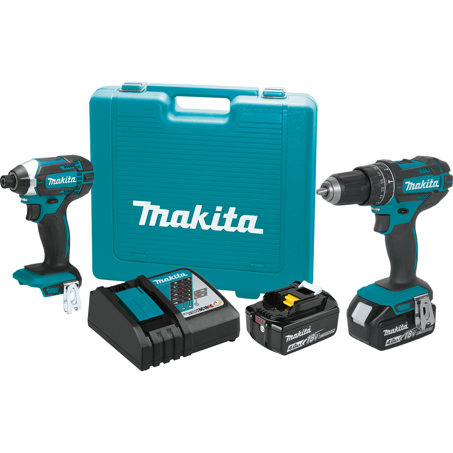 Makita, Makita XT261M 18 Volt LXT 2-Tool Cordless Combo Kit