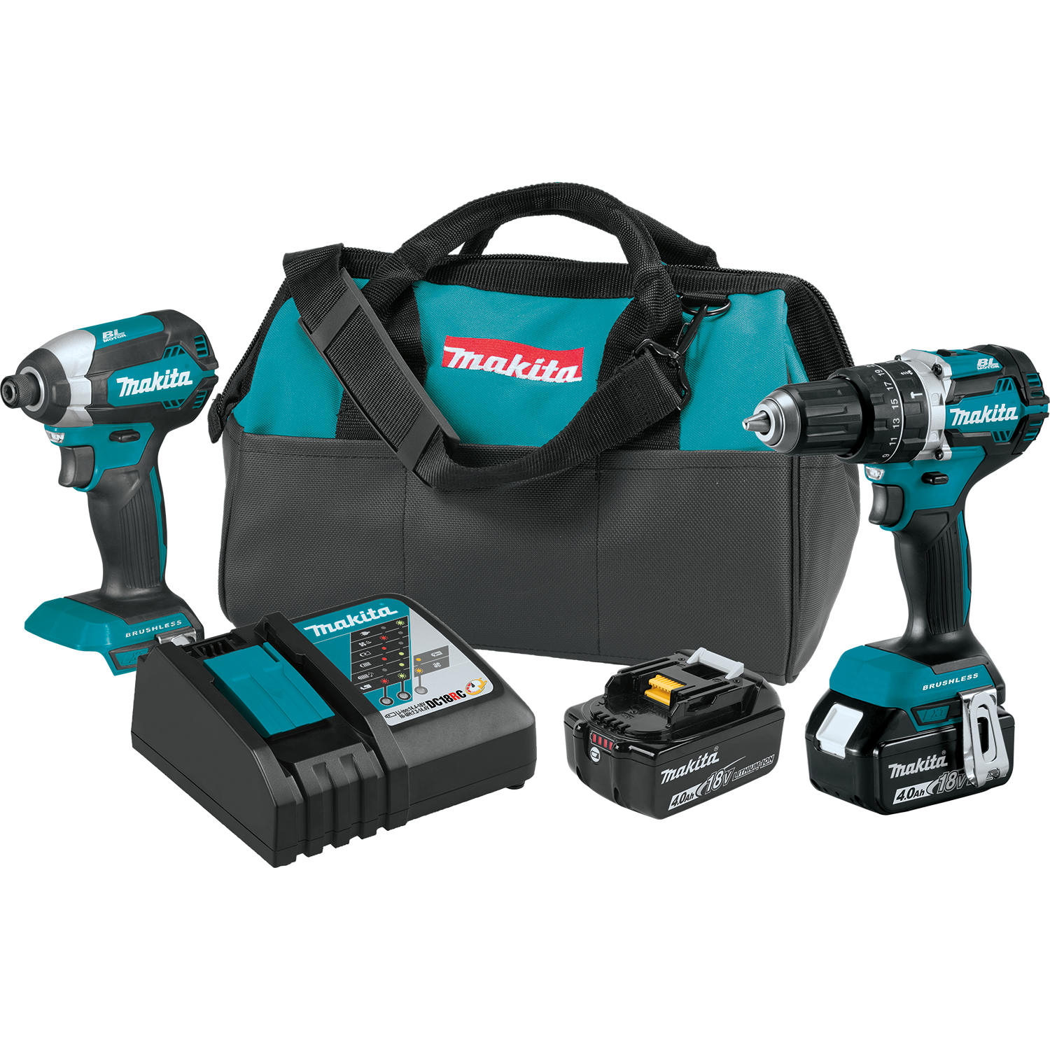 Makita, Makita XT269M 18V LXT Brushless 2-Tool Combo Kit