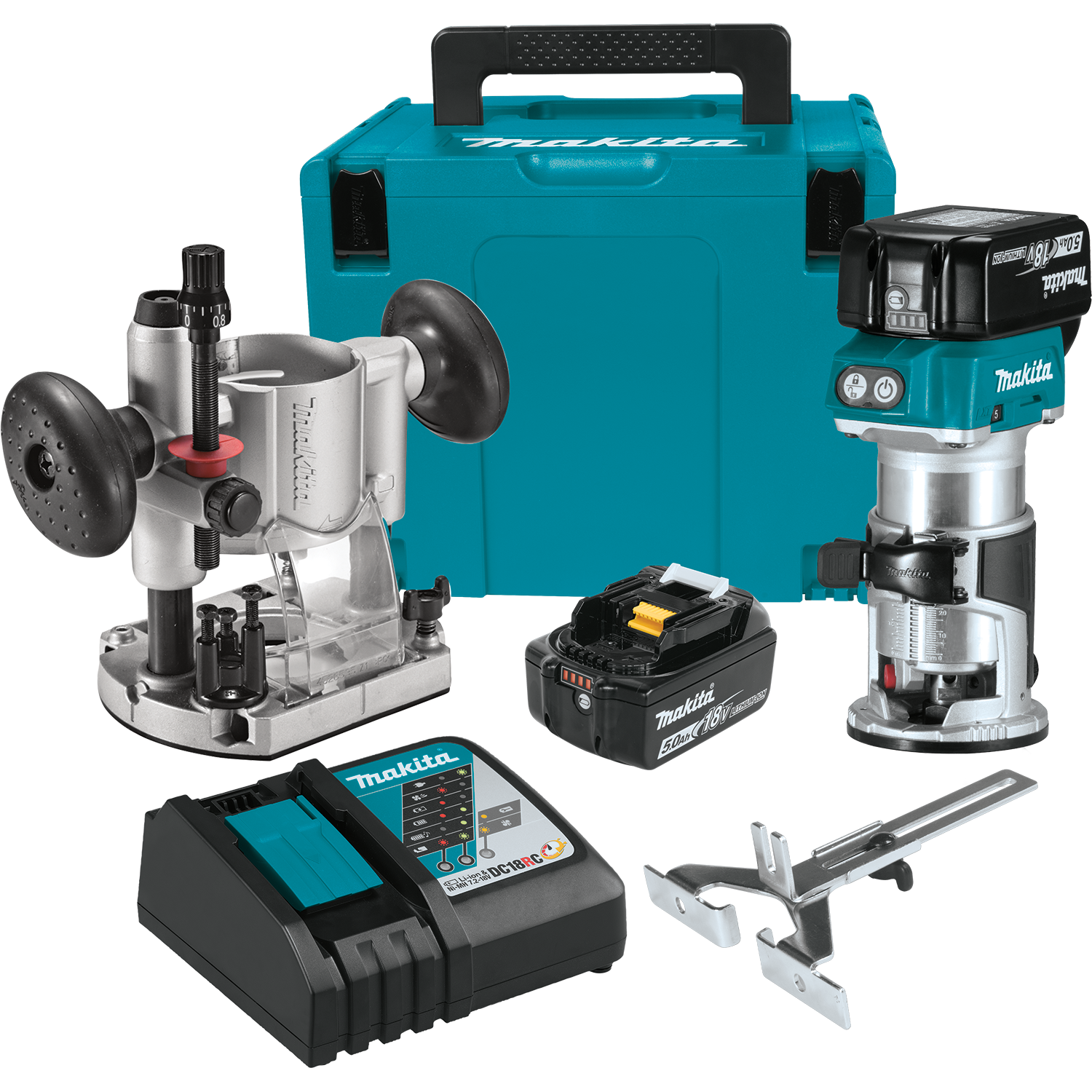 Makita, Makita XTR01T7 18V LXT Compact Cordless Router Kit