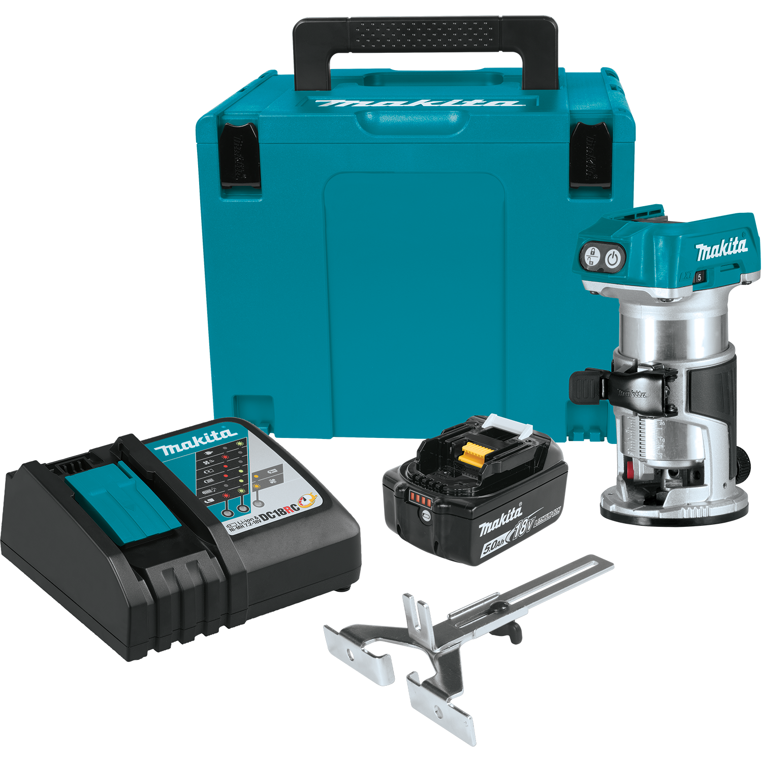 Makita, Makita XTR01T8J 18V LXT Compact Cordless Router Starter Kit