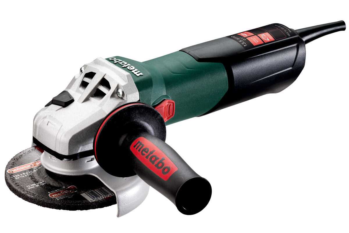 Metabo, Metabo WEV15-125 HT 13.5 Amp 5" Electronic Angle Grinder