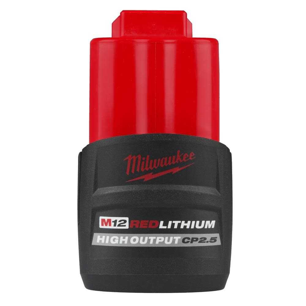 Milwaukee, Milwaukee 48-11-2425 M12 Redlithium HIGH OUTPUT CP2.5 Battery Pack