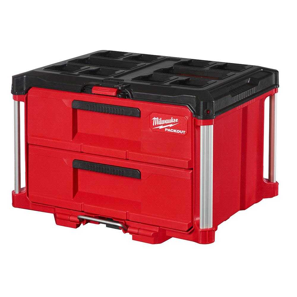 Milwaukee, Milwaukee 48-22-8442 PACKOUT 2-Drawer Tool Box