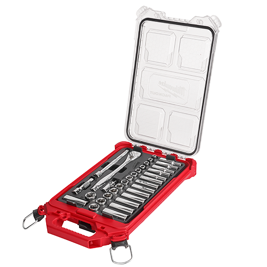 Milwaukee, Milwaukee 48-22-9482 3/8" Drive 32pc Ratchet & Socket Set - Metric