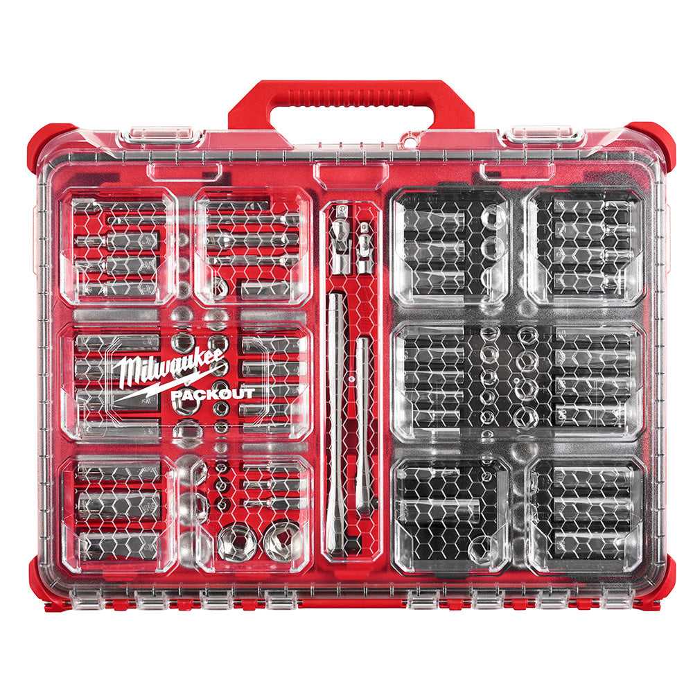 Milwaukee, Milwaukee 48-22-9486 1/4" & 3/8" Drive 106pc SAE & Metric Ratchet & Socket Set