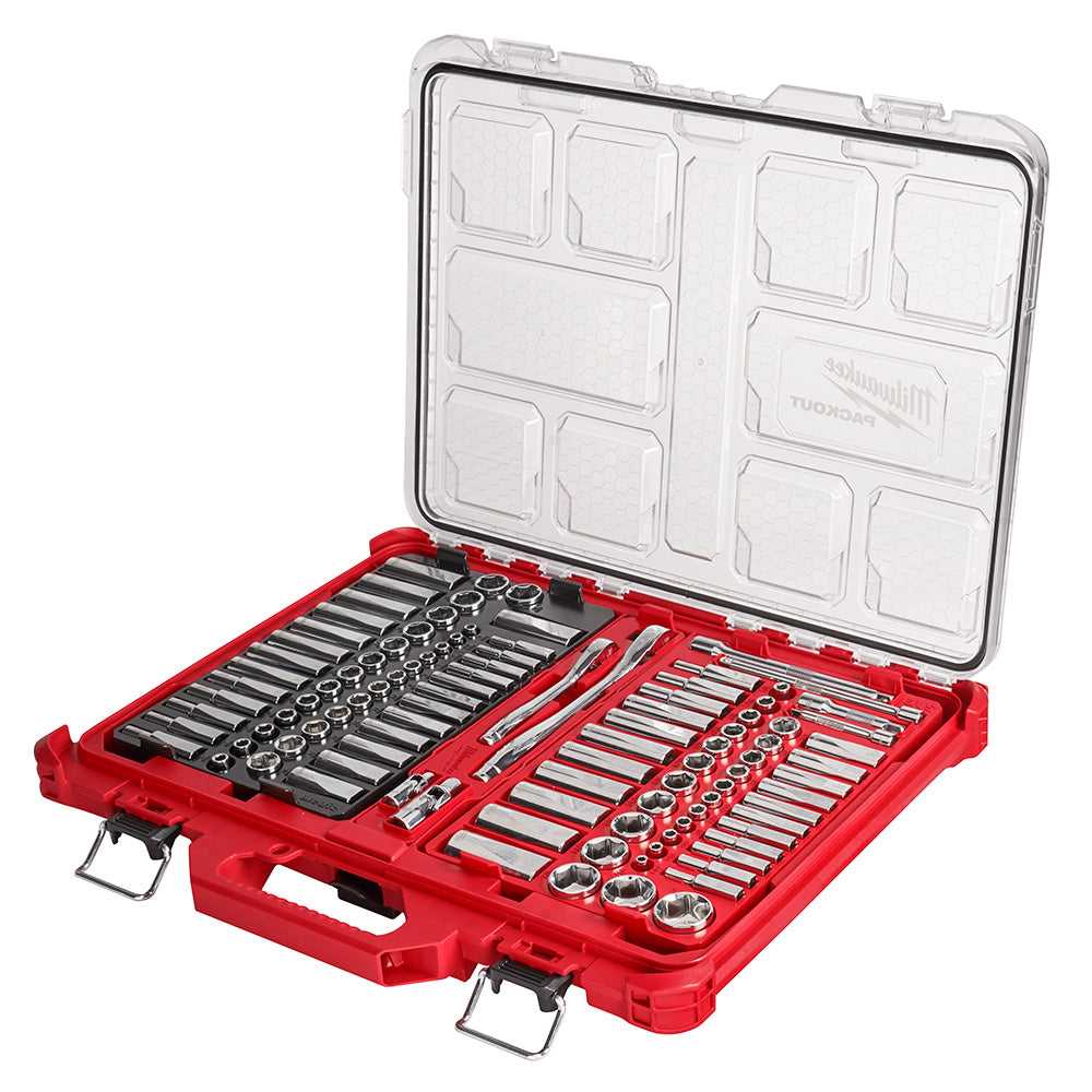 Milwaukee, Milwaukee 48-22-9486 1/4" & 3/8" Drive 106pc SAE & Metric Ratchet & Socket Set