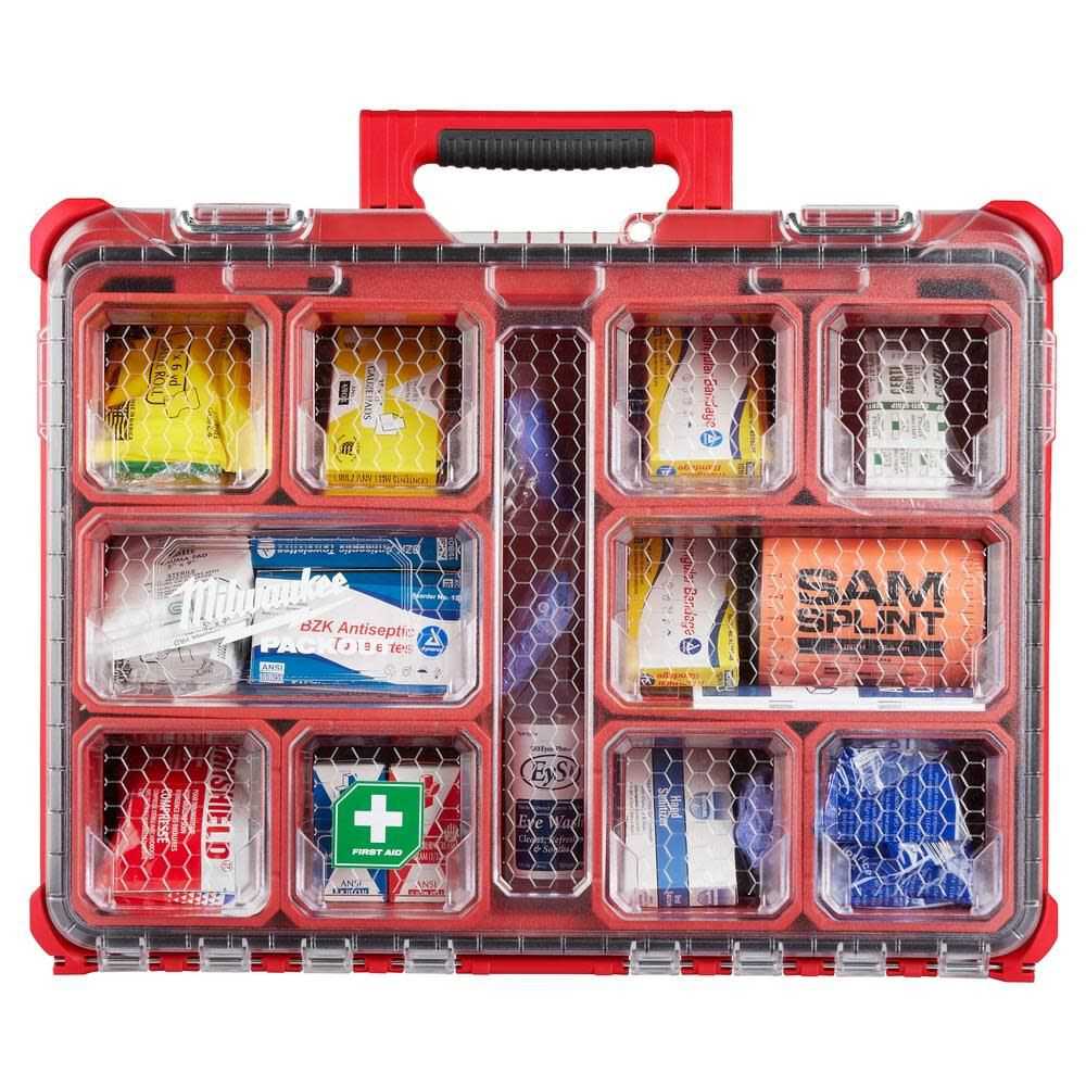 Milwaukee, Milwaukee 48-73-8430C PackOut 193 Pc Class B Type III First Aid Kit