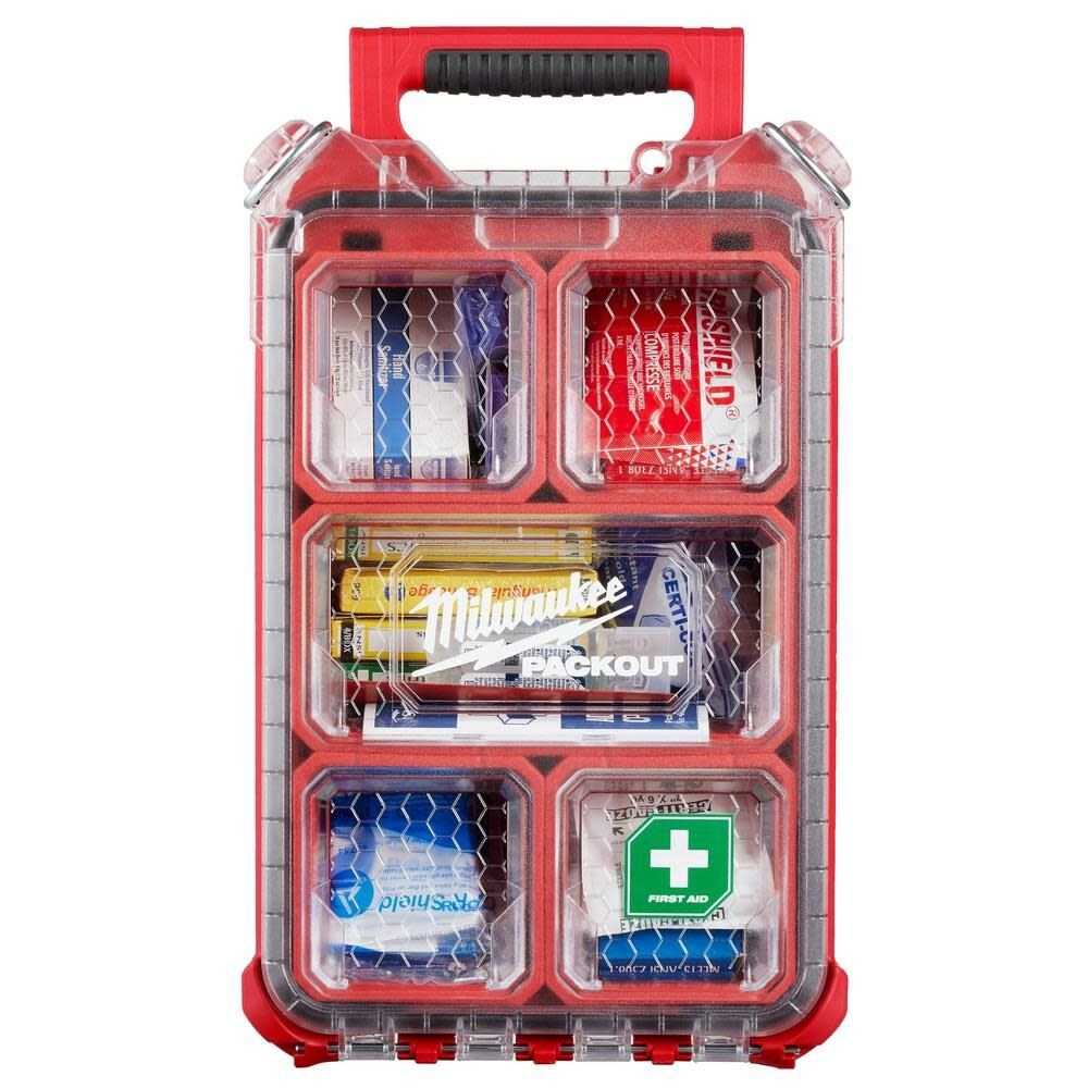 Milwaukee, Milwaukee 48-73-8435C PackOut 79 Pc Class A Type III First Aid Kit