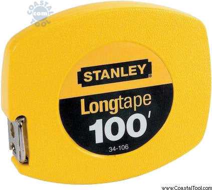 Stanley, Stanley 34-106 100' Long Tape Rule