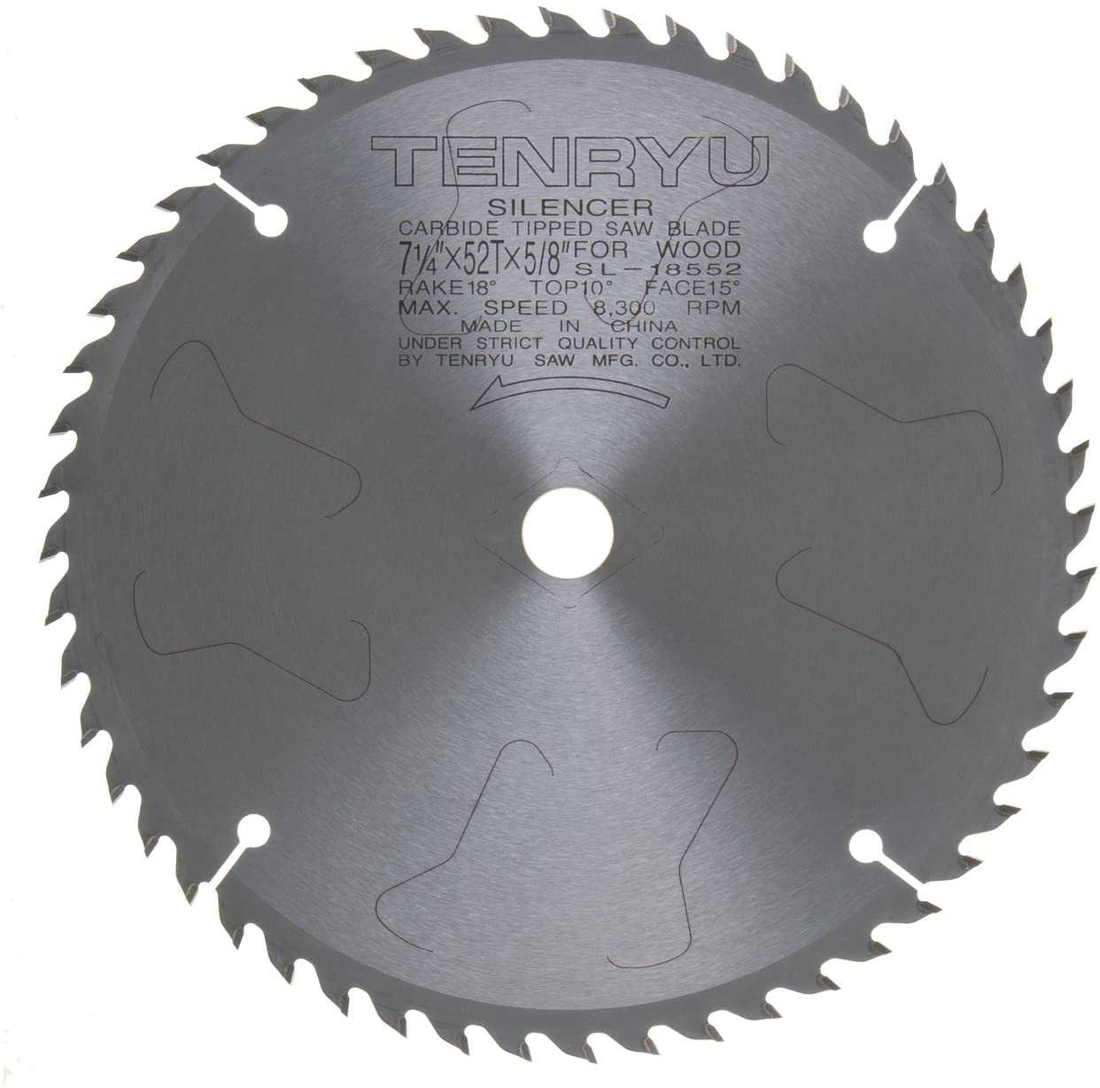 Tenryu, Tenryu SL-18552 7-1/4" Carbide Tipped Saw Blade