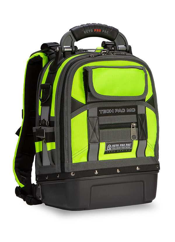 Veto Pro Pac, Veto Pro Pac Tech Pac MC Hi-Viz Yellow Tool Bag