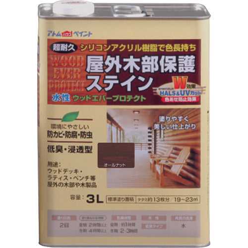 2055931.0, Water-base Stain Paint for Wood insect pest protection  00001-08945  ATOMPAINT